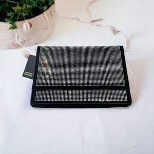 Badgley Mishka | NWT Embellished Microsuede Crossbody Purse (flaw) Glam‎ Chic